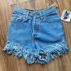Levi's Blue Denim Shorts